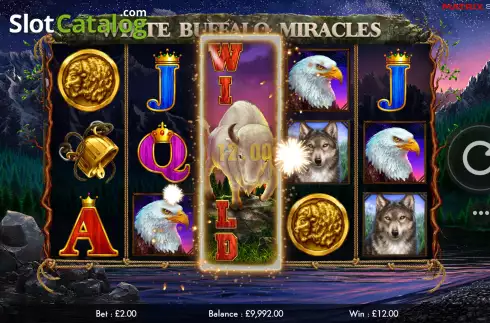 Οθόνη4. White Buffalo Miracles Κουλοχέρης