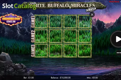Οθόνη2. White Buffalo Miracles Scratch Κουλοχέρης