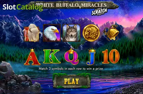 Οθόνη5. White Buffalo Miracles Scratch Κουλοχέρης