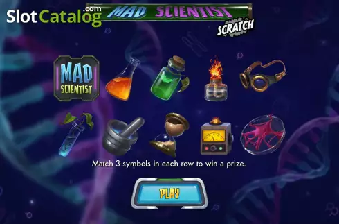 Οθόνη5. Mad Scientist Scratch Κουλοχέρης