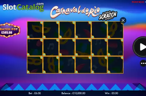 Οθόνη2. Carnaval do Rio Scratch Κουλοχέρης