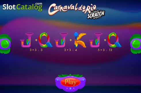 Οθόνη5. Carnaval do Rio Scratch Κουλοχέρης
