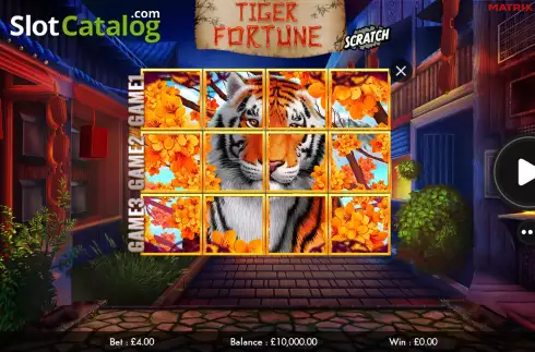 Οθόνη2. Tiger Fortune Scratch Κουλοχέρης