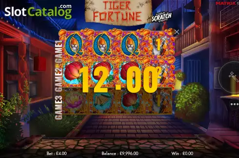 Οθόνη4. Tiger Fortune Scratch Κουλοχέρης