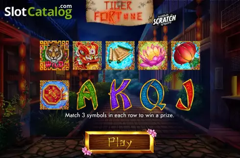 Οθόνη5. Tiger Fortune Scratch Κουλοχέρης