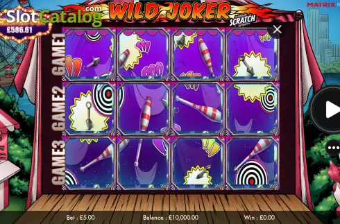 Οθόνη2. Wild Joker Scratch Κουλοχέρης