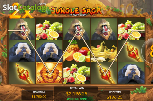 Οθόνη6. Jungle Saga Κουλοχέρης