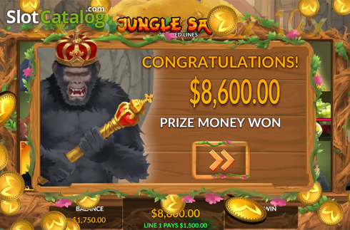 Οθόνη7. Jungle Saga Κουλοχέρης