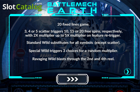 Οθόνη2. Battlemech Earth Κουλοχέρης