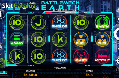 Οθόνη3. Battlemech Earth Κουλοχέρης