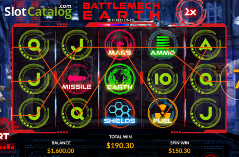 Οθόνη7. Battlemech Earth Κουλοχέρης
