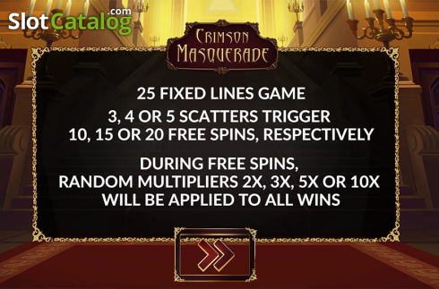 Οθόνη2. Crimson Masquerade Κουλοχέρης