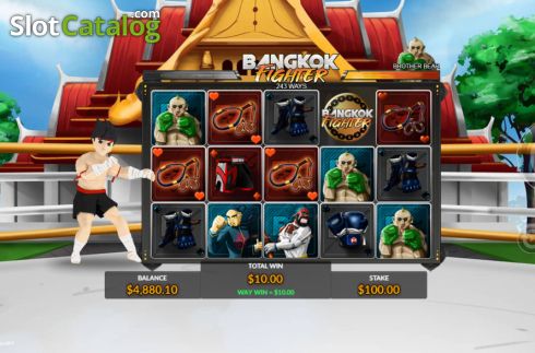 Οθόνη4. Bangkok Fighter Κουλοχέρης