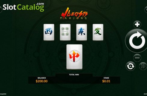 Οθόνη2. 4 Beasts Mahjong Κουλοχέρης