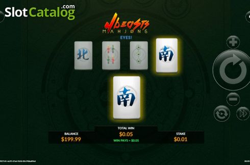 Οθόνη3. 4 Beasts Mahjong Κουλοχέρης