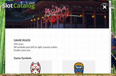 Οθόνη6. Asuka x Samurai Κουλοχέρης