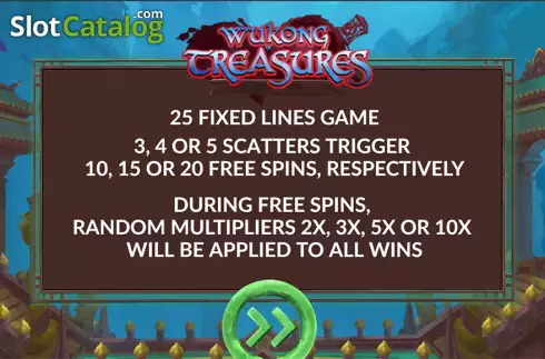 Οθόνη2. Wukong Treasures Κουλοχέρης