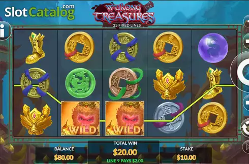 Οθόνη6. Wukong Treasures Κουλοχέρης