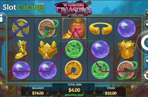 Οθόνη7. Wukong Treasures Κουλοχέρης