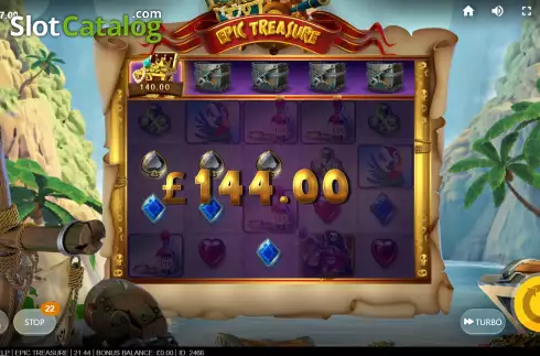 Οθόνη5. Epic Treasure Κουλοχέρης