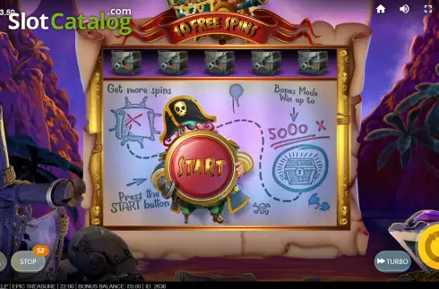 Οθόνη7. Epic Treasure Κουλοχέρης