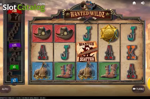 Οθόνη3. Wanted Wildz Κουλοχέρης