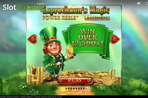 Οθόνη2. Leprechaun's Magic Power Reels Κουλοχέρης