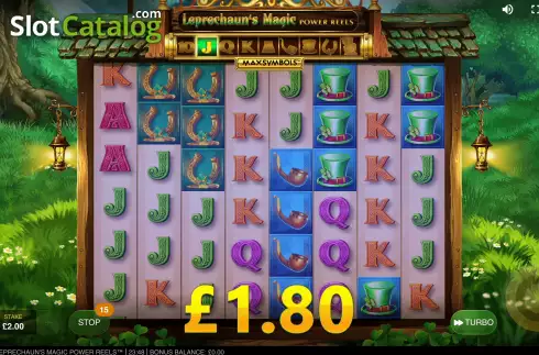 Οθόνη4. Leprechaun's Magic Power Reels Κουλοχέρης