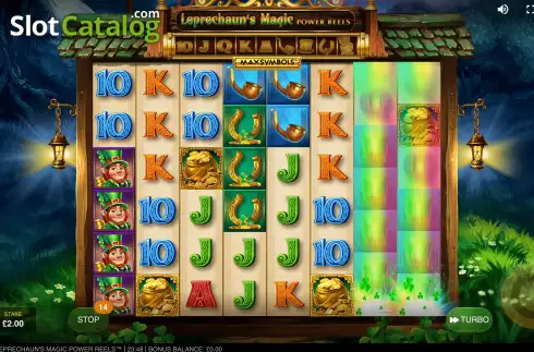 Οθόνη5. Leprechaun's Magic Power Reels Κουλοχέρης