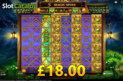 Οθόνη8. Leprechaun's Magic Power Reels Κουλοχέρης