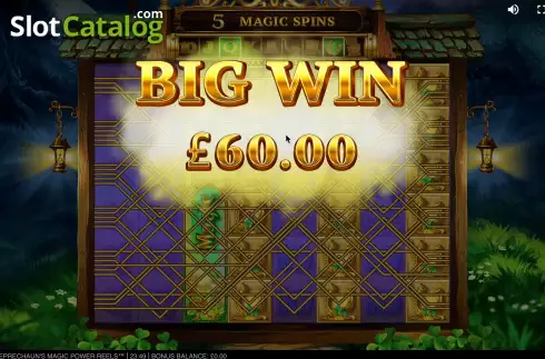 Οθόνη9. Leprechaun's Magic Power Reels Κουλοχέρης