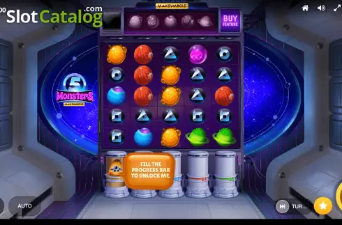 Οθόνη3. 5 Monsters Κουλοχέρης