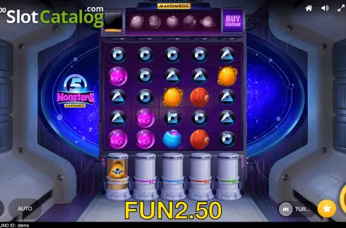 Οθόνη4. 5 Monsters Κουλοχέρης
