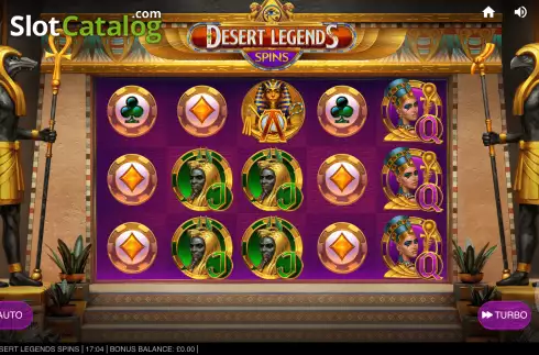 Οθόνη2. Desert Legends Spins Κουλοχέρης