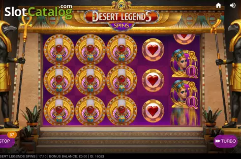 Οθόνη5. Desert Legends Spins Κουλοχέρης