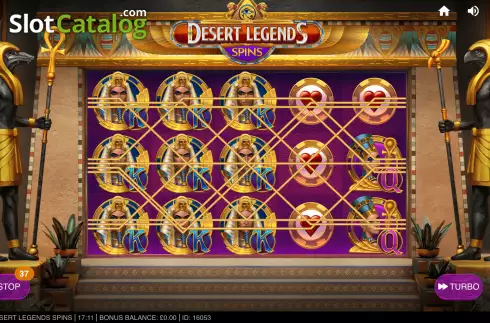 Οθόνη6. Desert Legends Spins Κουλοχέρης