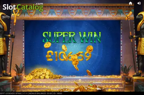 Οθόνη7. Desert Legends Spins Κουλοχέρης