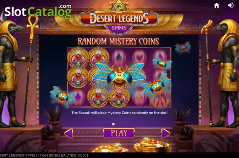 Οθόνη9. Desert Legends Spins Κουλοχέρης