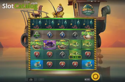Οθόνη6. Sea Boat Adventure Κουλοχέρης