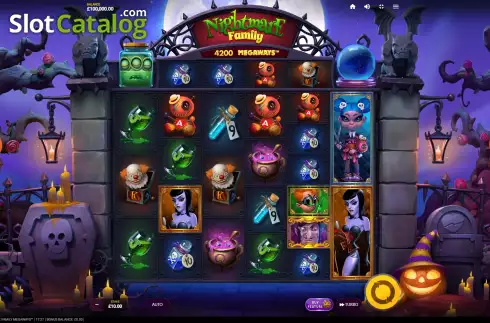 Οθόνη2. Nightmare Family Megaways Κουλοχέρης