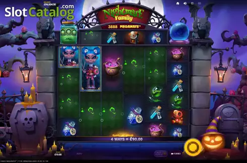 Οθόνη5. Nightmare Family Megaways Κουλοχέρης