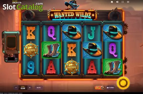 Οθόνη3. Wanted Wildz Extreme Κουλοχέρης