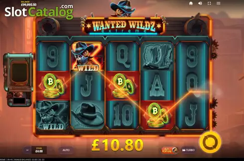 Οθόνη5. Wanted Wildz Extreme Κουλοχέρης