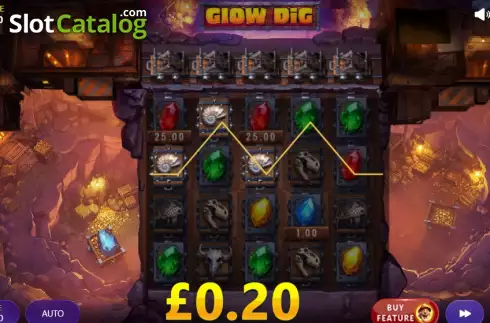 Οθόνη3. Glow Dig Κουλοχέρης