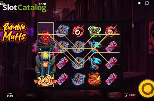 Οθόνη3. Rumble Mutts Κουλοχέρης