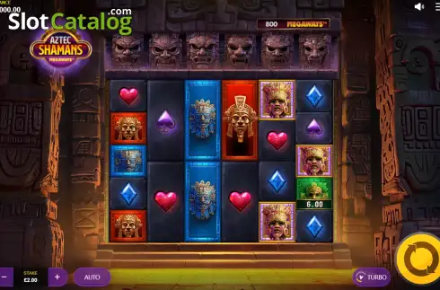 Οθόνη2. Aztec Shamans Megaways Κουλοχέρης 
