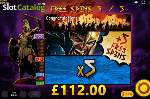 Οθόνη3. Spartan Wildz Κουλοχέρης