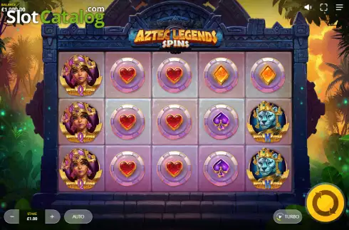 Οθόνη2. Aztec Legends Spins Κουλοχέρης