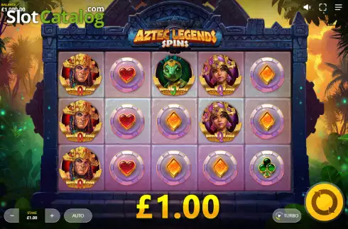 Οθόνη3. Aztec Legends Spins Κουλοχέρης