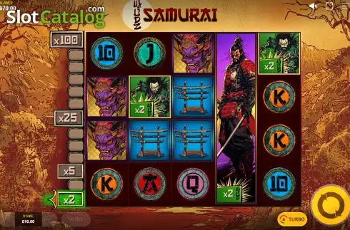 Οθόνη2. Samurai Wildz Κουλοχέρης